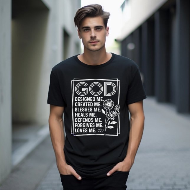 Jesus hur den sanna kristne guden citerar t shirt (Skapare uppladdad)
