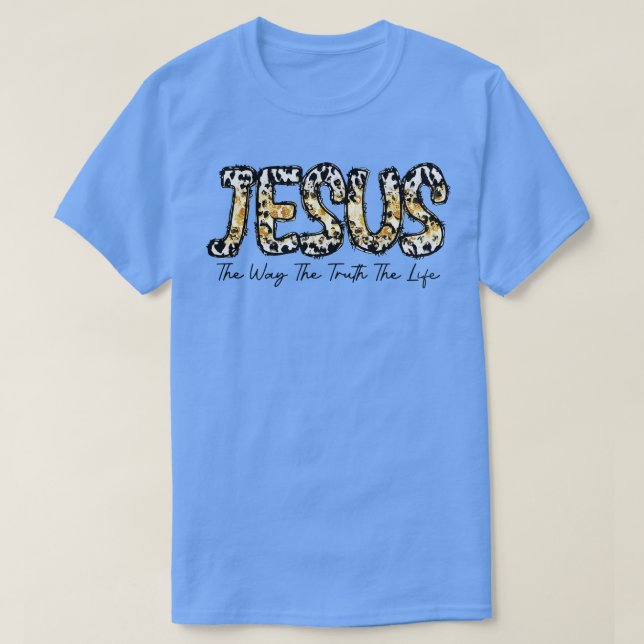Jesus hur Religiösan Christian Je i Livet T Shirt (Design framsida)
