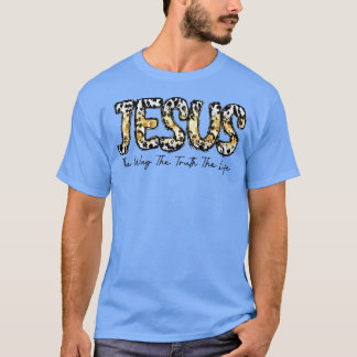 Jesus hur Religiösan Christian Je i Livet T Shirt
