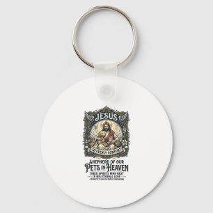 Jesus Husdjur Minnes T-Shirt Kristet Gra Nyckelring