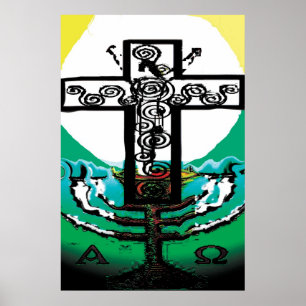 Jesus i eucharisten poster