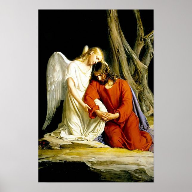 Jesus i Gethsemane Poster (Framsidan)