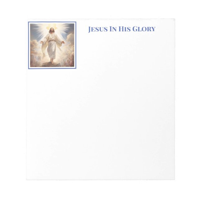 Jesus i Glory Anteckningsblock (Framsida)