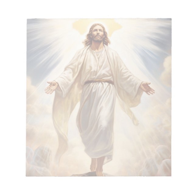 Jesus i härlighet anteckningsblock (Framsida)