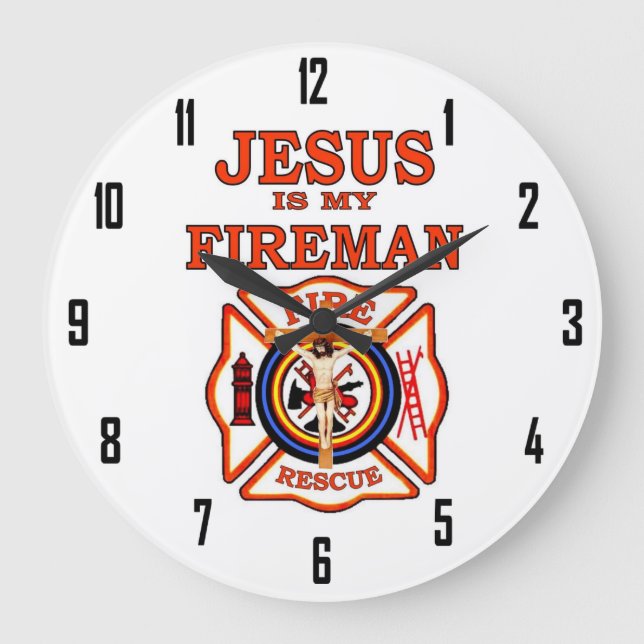 JESUS I MIN FIREMAN STOR KLOCKA (Framsida)