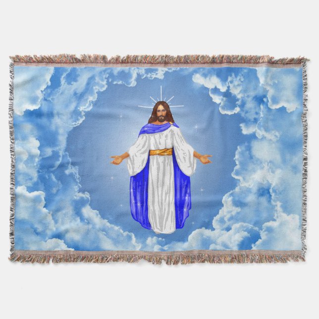 Jesus i molnen filt (Framsidan)