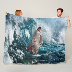 JESUS i OCEAN Fleecefilt