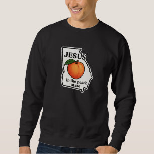 Jesus i Peach State - Kristna Lång Ärmad Tröja