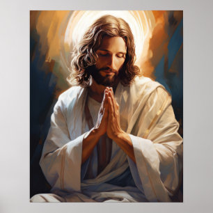 Jesus i Prayer Poster