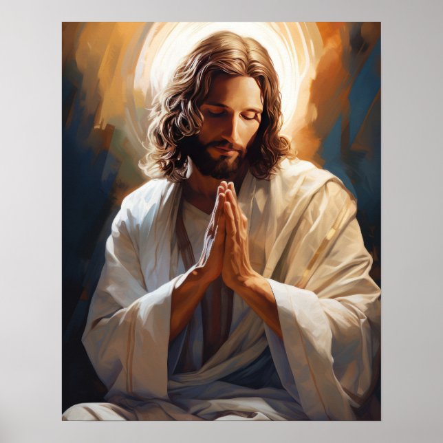 Jesus i Prayer Poster (Framsidan)
