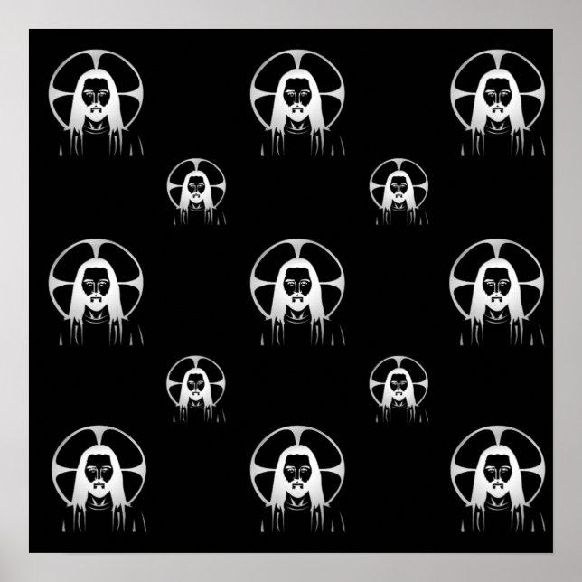 Jesus i Silver Poster (Framsidan)