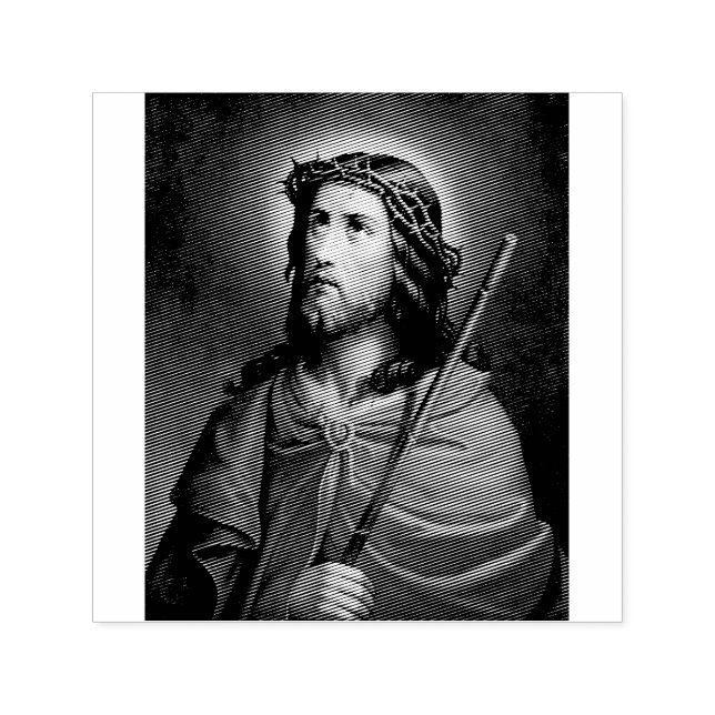 Jesus i törnekrona självfärgande stämpel (Design)