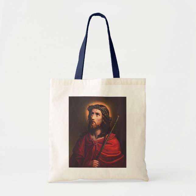 Jesus i törnekrona tygkasse (Framsidan)