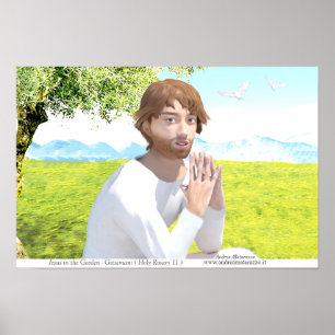 Jesus i trädgården (Getsemani) Poster
