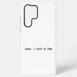 Jesus I Trust In You Minimalist Samsung Case