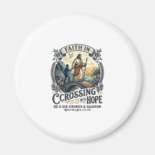 Jesus Immigration Börjar Om Mod Shirt Chri Magnet