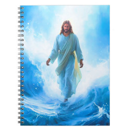 Jesus in Ocean notebook Anteckningsbok