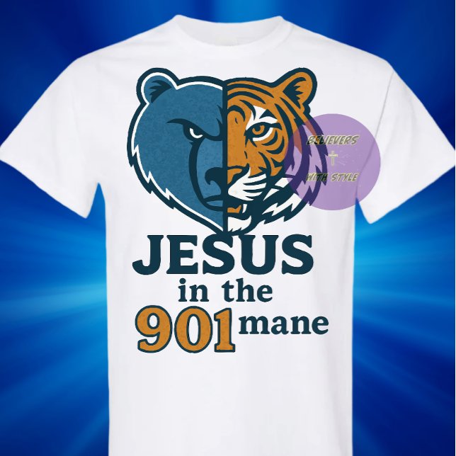 Jesus in the 901 - Christian T Shirt (Skapare uppladdad)