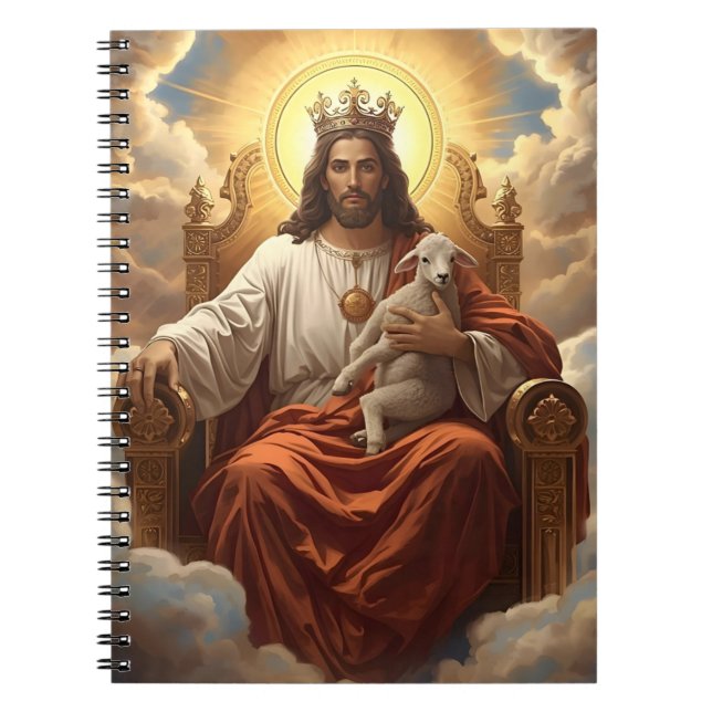 Jesus In the Kingdom of Heaven Notebook Anteckningsbok (Framsidan)