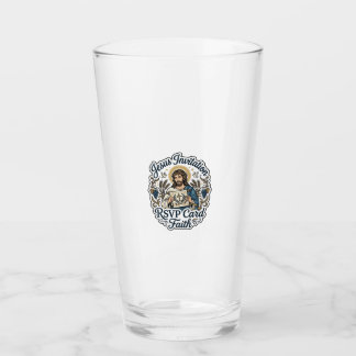 Jesus Inbjudan RSVP-kort Tro Jesus Inbjudan  Glaskopp