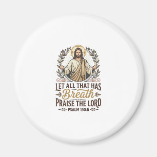 Jesus Indie Folk Akustisk Anbetelse Grafisk T-Shir Magnet