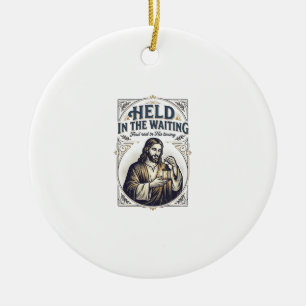 Jesus infertilitet Försöker bli gravid uppmuntran Julgransprydnad Keramik