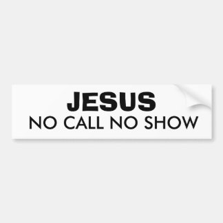 JESUS: INGEN APPELL INGEN SHOW BILDEKAL