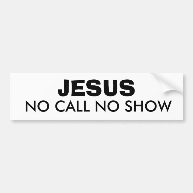 JESUS: INGEN APPELL INGEN SHOW BILDEKAL (Framsidan)