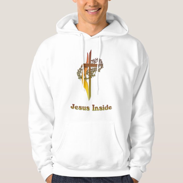 Jesus Insida Hoodie (Framsida)