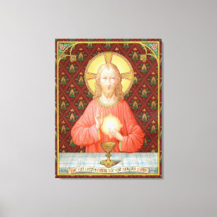 Jesus Instituting Heliga Communion (SAU 045) Canvastryck