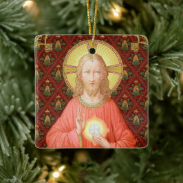 Jesus Instituting Heliga Communion (SAU 045) Julgransprydnad Keramik