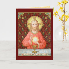 Jesus Instituting Heliga Communion (SAU 045) Kort