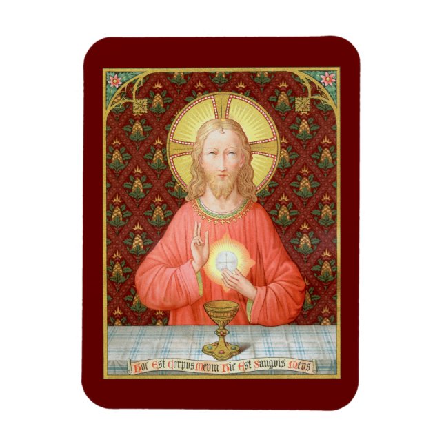 Jesus Instituting Heliga Communion (SAU 045) Magnet (Vertikal)