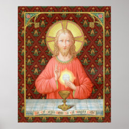 Jesus Instituting Heliga Communion (SAU 045) Poster