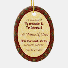 Jesus Instituting the Eucharist (SAU 045) Julgransprydnad Keramik