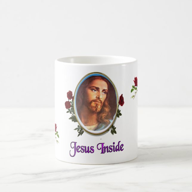Jesus inuti kaffemugg (Center)