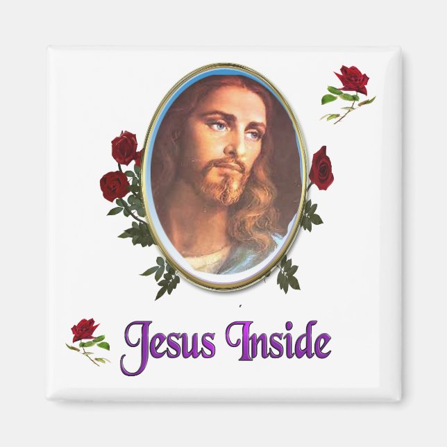 Jesus inuti magnet (Framsidan)
