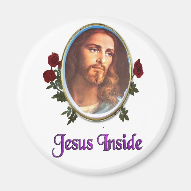 Jesus inuti magnet (Framsidan)