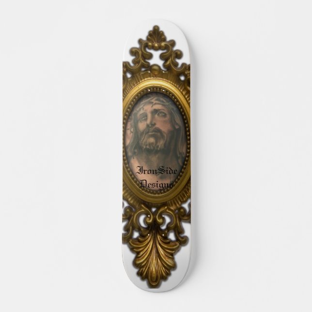 jesus IronSide designer Skateboard Bräda 21,5 Cm (Framsida)