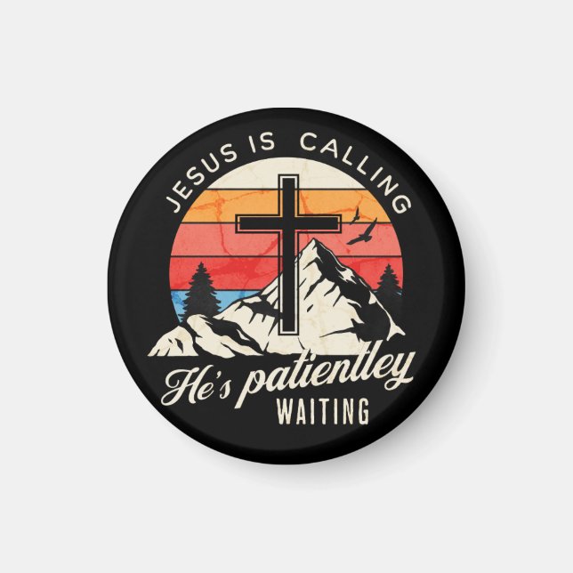 Jesus is calling magnet (Framsidan)