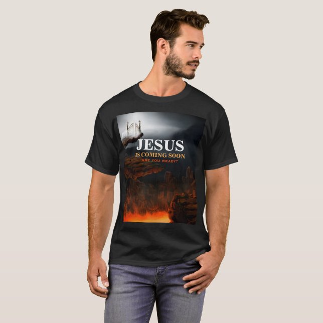 JESUS IS COMING SOON T SHIRT (Hel framsida)