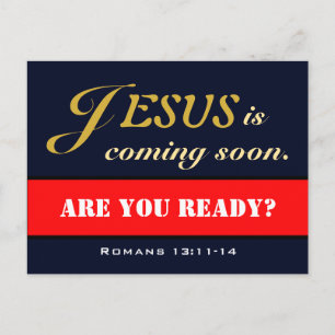 Jesus is Coming Soon Vykort