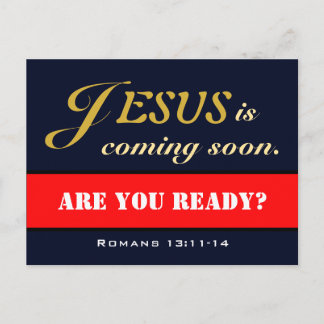 Jesus is Coming Soon Vykort