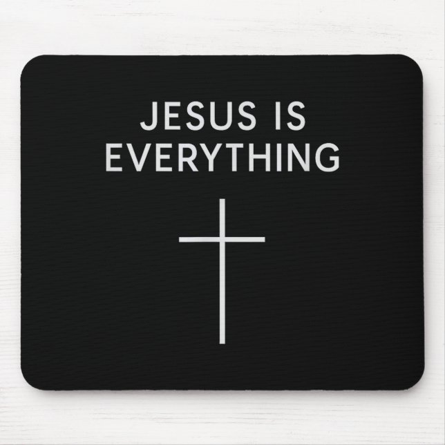 Jesus Is Everything Minimal Cross Christian Faith  Musmatta (Framsidan)