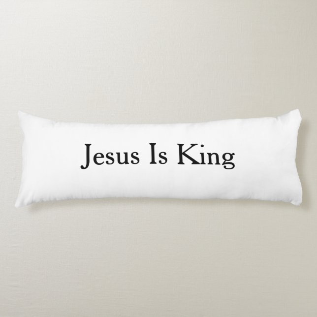 Jesus Is King Kroppskudde 51cm x 137cm (Framsidan)
