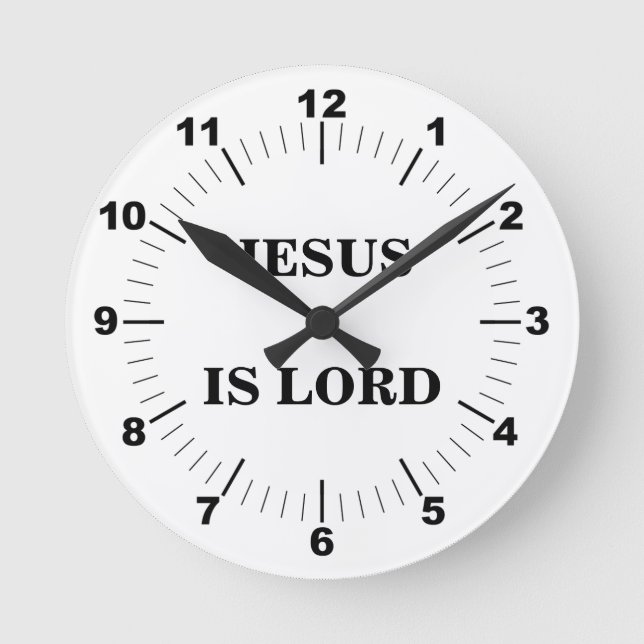 JESUS IS LORD RUND KLOCKA (Framsida)
