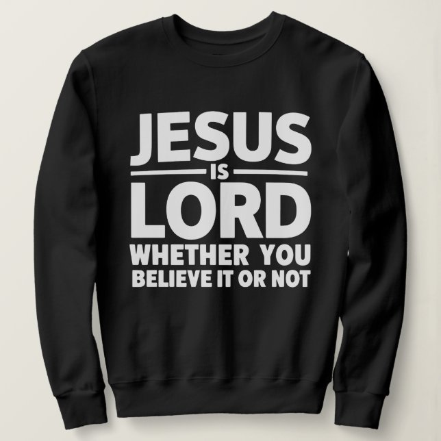 Jesus Is Lord Shirt – Bold Christian Faith T Shirt (Design framsida)
