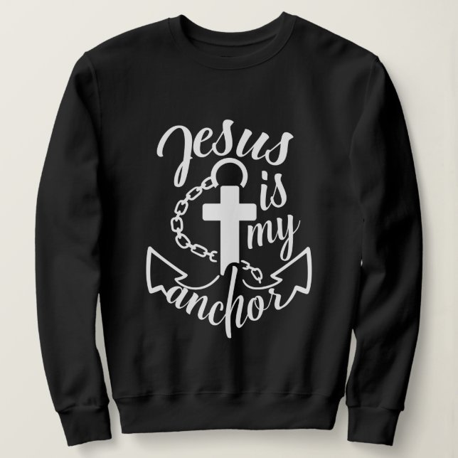 Jesus is My Anchor Christian Quote T Shirt (Design framsida)
