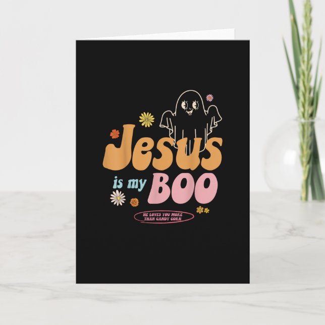 Jesus Is My Boo He Loves You More Playful Faith St Kort (Framsida)