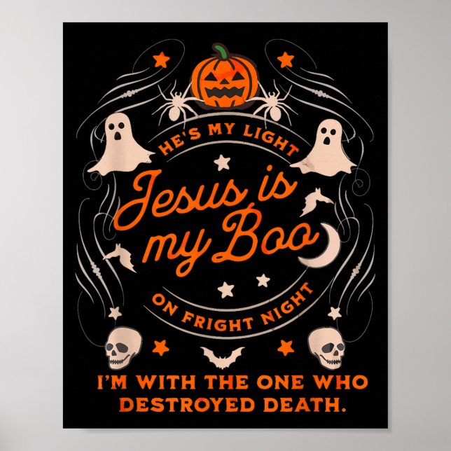 Jesus Is My Boo Soky Christian Funny Halloween  Poster (Framsidan)